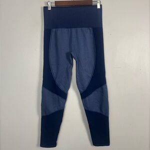 Third Love Seamless Leggings Womens Size XL Blue Compression Gym Thirdlove